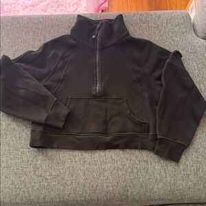 lululemon athletica Black Half-Zip Pullover Sweater